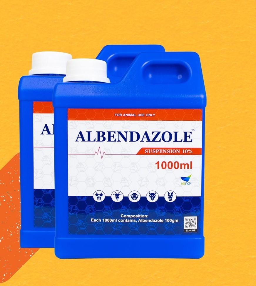 Албендазол 10% (цэнхэр туулга) 1 л